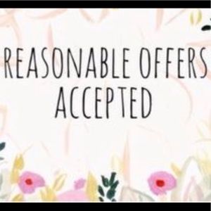 All Reasonable Offers Accepted!